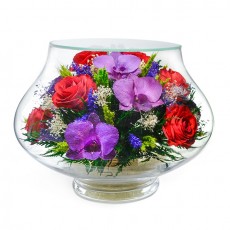"NaturalFlowers" Арт: LLM-4 цветы в стекле